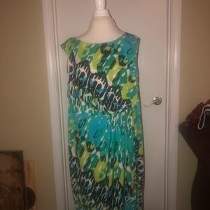 Flirty Plus Size Faux Wrap Dress